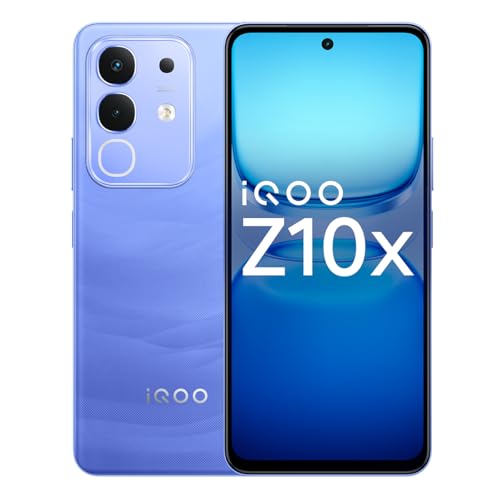 iQOO Z10 5G (Silver, 8GB RAM, 128GB Stroage) | India's Biggest Ever 7300 mAh Battery | Snapdragon 7s Gen 3 Processor | Brightest Quad Curved AMOLED Display in The Segment : Amazon.in