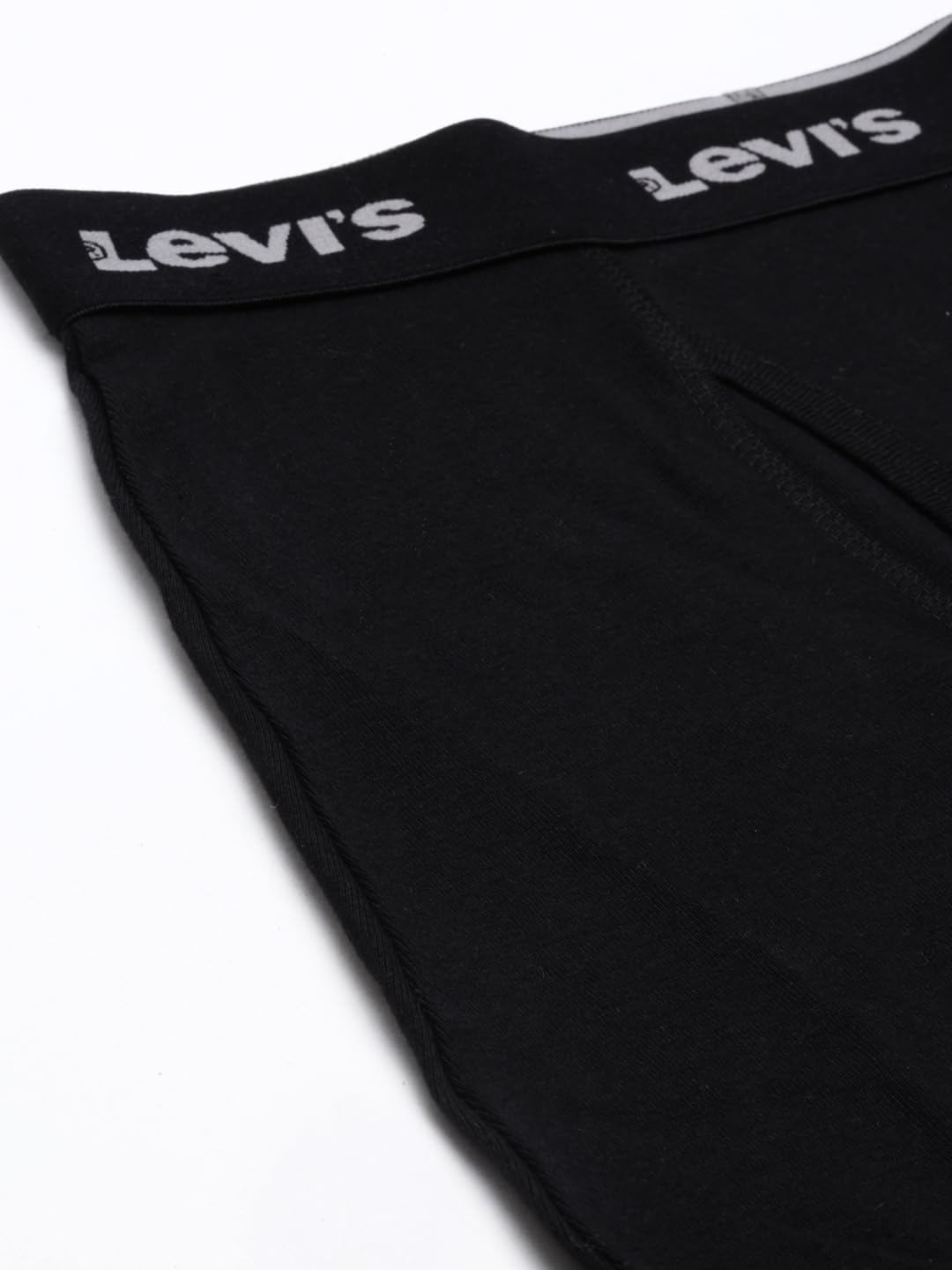 Levi's Cotton 001 Classic Boxer Brief for Men with Contoured Double Pouch, Tag Free Comfort & Smartskin Technology (Pack of 2), Medium