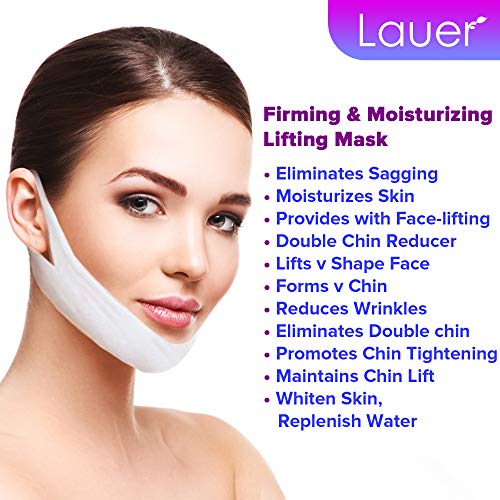 V Shaped Slimming Face Mask Double Chin Reducer V Line Lifting Mask Neck Lift Tape Face Slimmer Patch For Firming and Tightening Skin