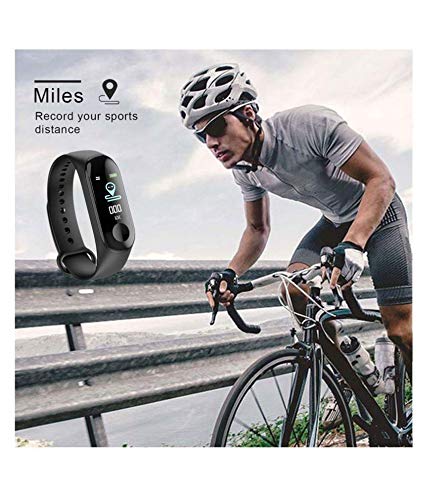 Safeseed Waterproof Wrist Band Printed Strap for Xiaomi MI Band 3 Smart Activity Tracker -Printed Pattern(Only Strap - Chip not Included) (Flower White)