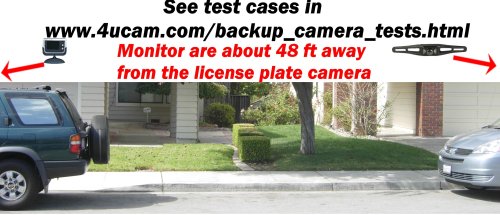4UCAM 7" LCD Wireless Truck RV Backup Rear view Camera With Color LCD Monitor + Night Vision
