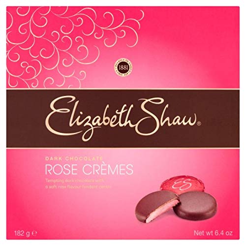 Elizabeth Shaw Dark Chocolate Rose Cremes