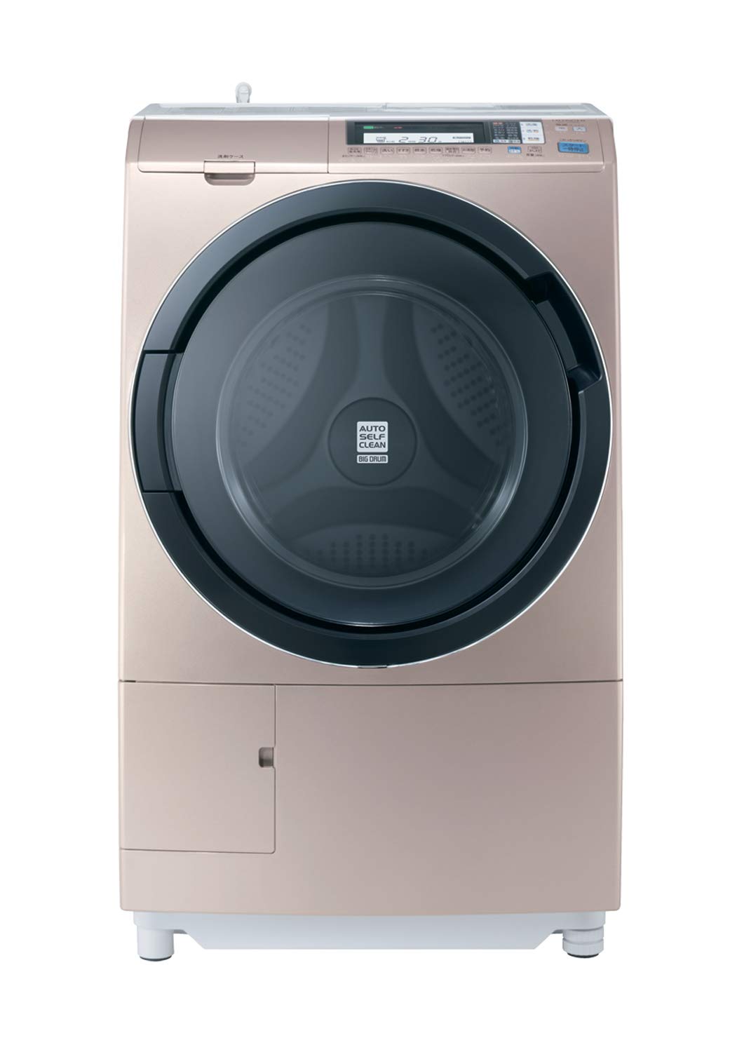 هيتاشي غسالة كهربائية ، 10.5 كغ ، تحميل من الامام ، ذهبي ، BD-S5500 CH