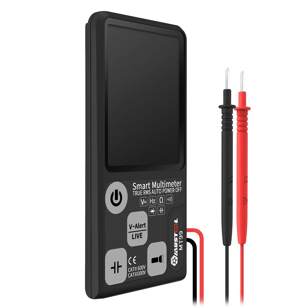 Upgraded MUSTOOL MT99 True RMS 9999 Counts Digital Multimeter Ultra-large EBTN LCD Screen 3-Line Display Fully Auto-Range Smart DMM