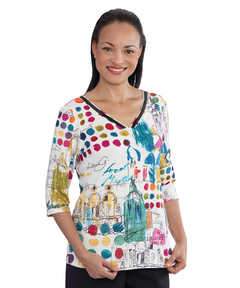 Wonderful Conventional T-Shirt Top For Women – Print