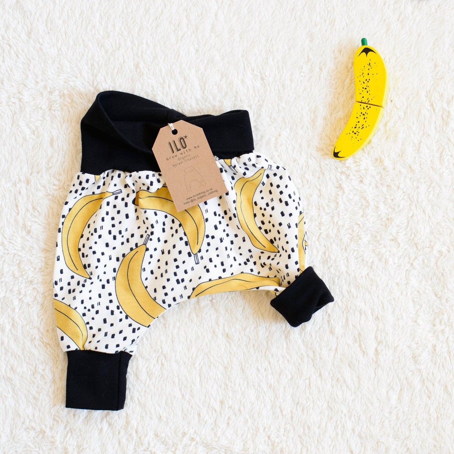 Banana 'Grow with Me' Organic Trousers