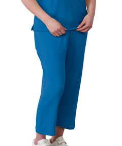 Women's Arthritis Elastic Waist Pull On Capris Pants