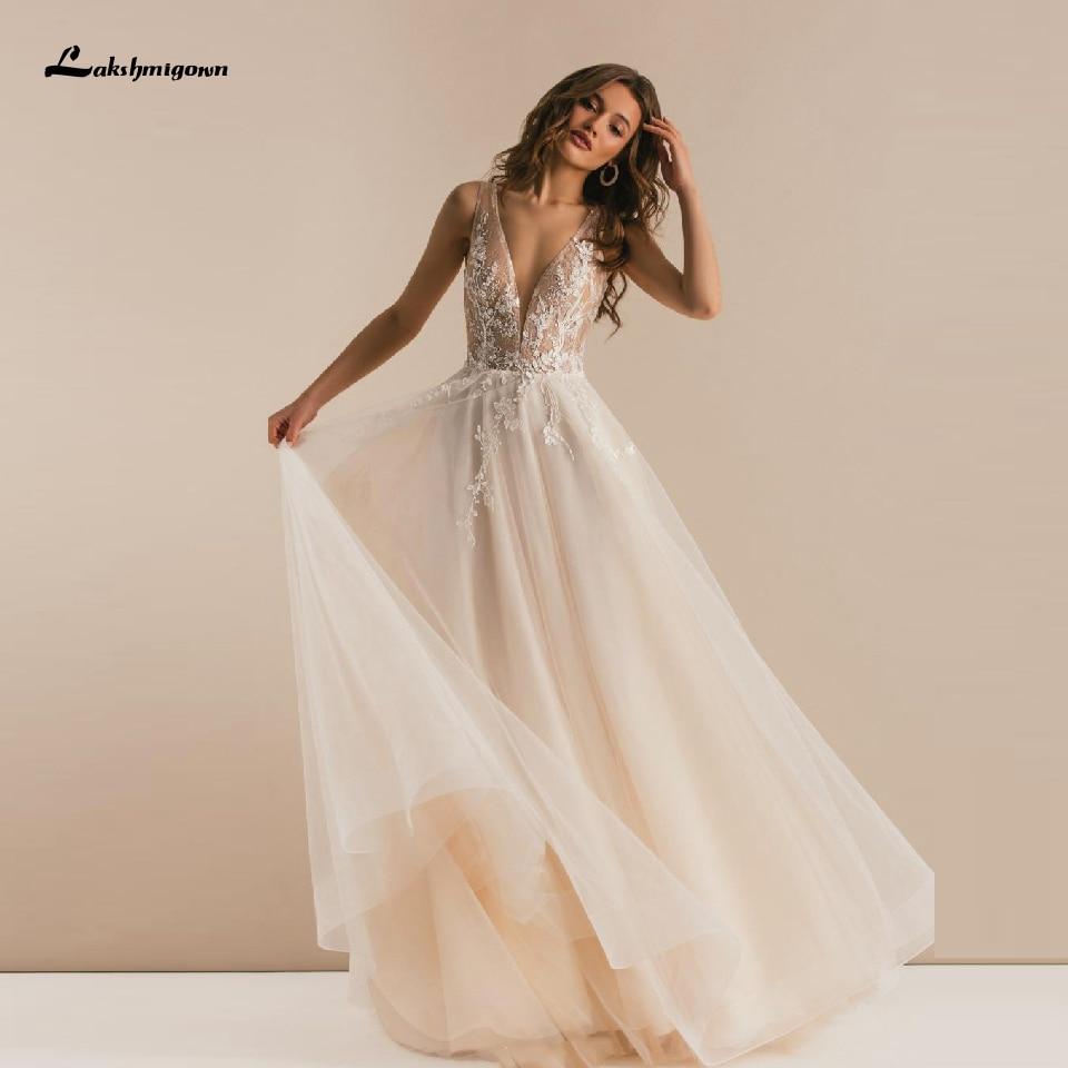 Vintage Lace Boho Wedding Dress