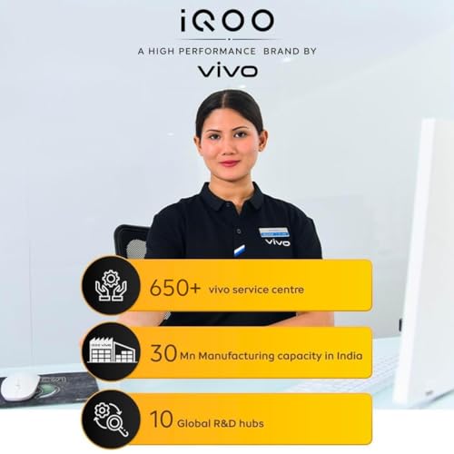 iQOO Z10 5G (Silver, 8GB RAM, 128GB Stroage) | India's Biggest Ever 7300 mAh Battery | Snapdragon 7s Gen 3 Processor | Brightest Quad Curved AMOLED Display in The Segment : Amazon.in