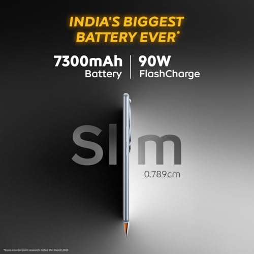 iQOO Z10 5G (Silver, 8GB RAM, 128GB Stroage) | India's Biggest Ever 7300 mAh Battery | Snapdragon 7s Gen 3 Processor | Brightest Quad Curved AMOLED Display in The Segment : Amazon.in