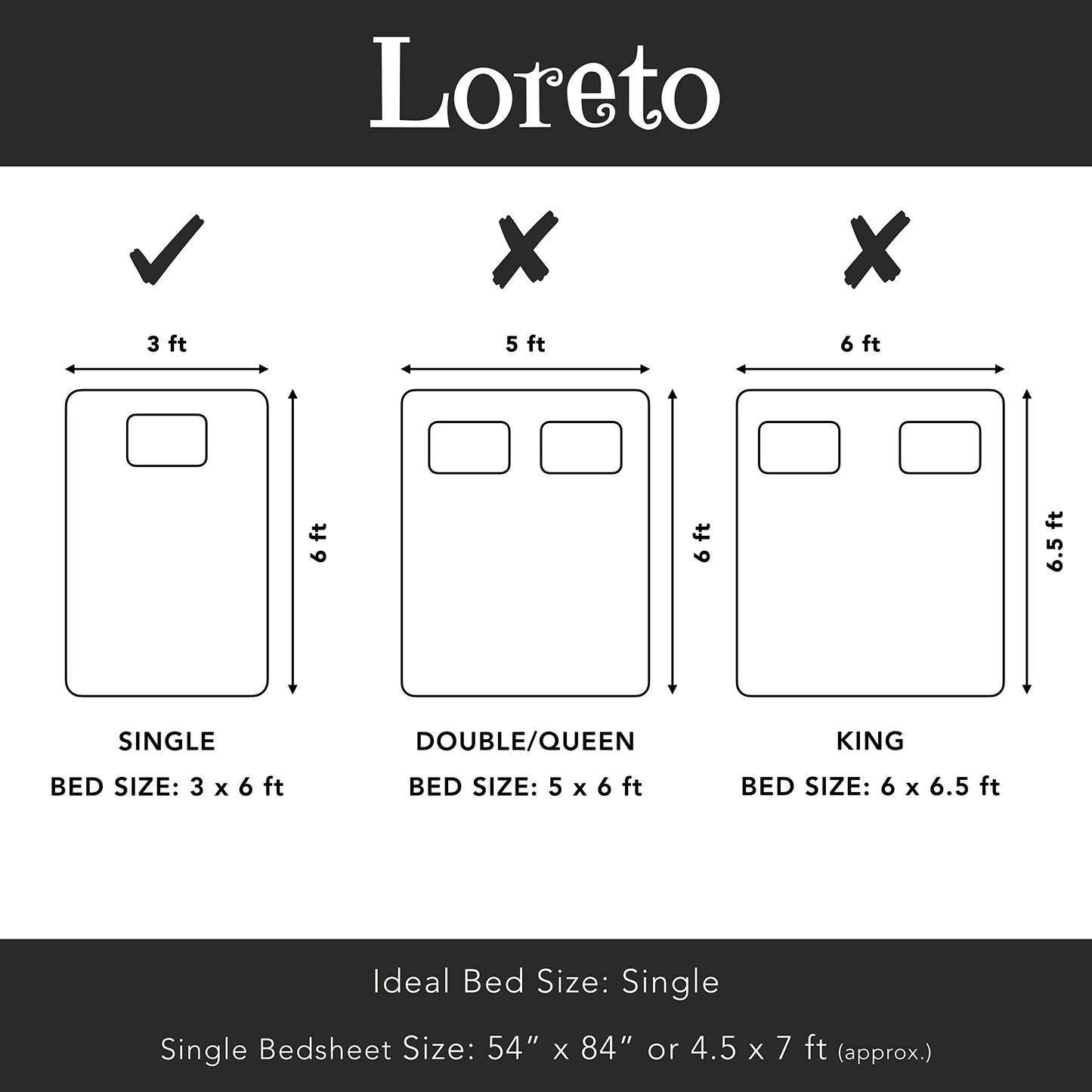 LORETO - A QUALITY LINEN BRAND 100% Cotton Bedsheet for Single Bed, 1 Single Bedsheet with 1 Pillow Cover | 144 TC Single Bedsheet Cotton, Hawaiian Blue and Pale Yellow Circle