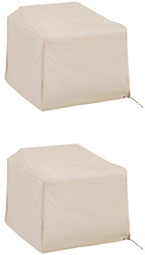 Crosley Furniture MO75002-TA Griffith 2-Piece Furniture Cover Set (2 Chairs), 2 2, Tan