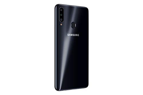 Samsung Galaxy A20s (32GB 2GB RAM) 6.5" HD+ Triple Camera SM-A207F/DS 4G LTE (AT&T Europe Asia Africa Cuba Digitel) Dual SIM GSM Factory Unlocked - International Version - No Warranty (Black)