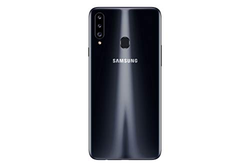 Samsung Galaxy A20s (32GB 2GB RAM) 6.5" HD+ Triple Camera SM-A207F/DS 4G LTE (AT&T Europe Asia Africa Cuba Digitel) Dual SIM GSM Factory Unlocked - International Version - No Warranty (Black)