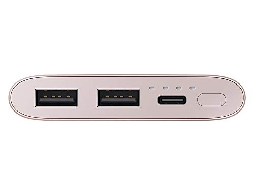 Samsung Original Type C Dual Port Battery Pack 10 Ah with Adaptative Fast Charging, Pink