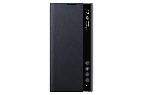Samsung Galaxy Note10+ Case, S-View Flip Cover - Black (US Version with Warranty)