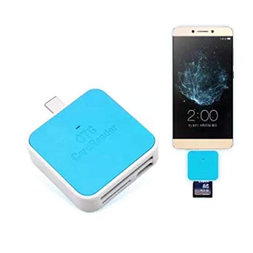 LIOPIO New OTG Smart USB 2.0+ Micro USB Card Reader Support for T-Flash/SD Internal Memory Card Readers