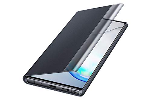 Samsung Galaxy Note10+ Case, S-View Flip Cover - Black (US Version with Warranty)