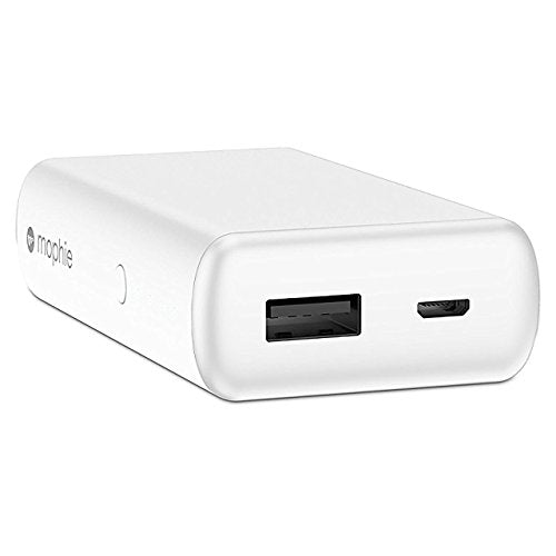 Mophie 3519 _ pwr-boost-5.2 K-wht 5200 mAh white external battery – External Batteries (White, Universal, Micro-USB, 5200 mAh, USB, 2.1 A)