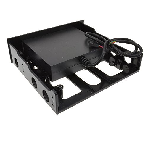 Internal Memory Card Reader for 5.25 CD/DVD Bay With USB Port BLACK