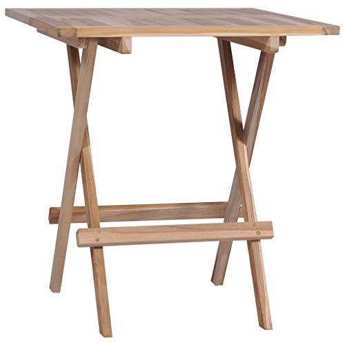 3 Piece Folding Bistro Set Solid Teak Wood