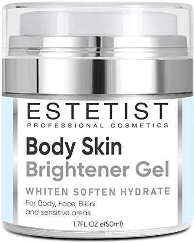 Skin Brightener Gel for Body, Face, Bikini and Sensitive Areas - Dark Spot Remover Cream