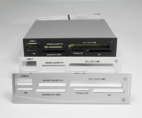 3.5" internal card reader, all in one with 1x USB with removable front panels