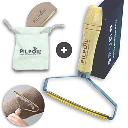 Pack x2 Rasoir Anti Bouloche Vêtement_Nettoyeur de Peluches Pulls Manteau Tapis Brosse Anti Poils Animaux_Appareil Anti Bouloches Retire enlève Les Bouloches lint Remover, Deboulocheur | Pilpoil