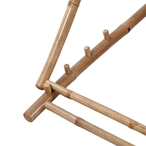 vidaXL Deck Chair Bamboo Folding Patio Garden Outdoor Reclining Sunlounger