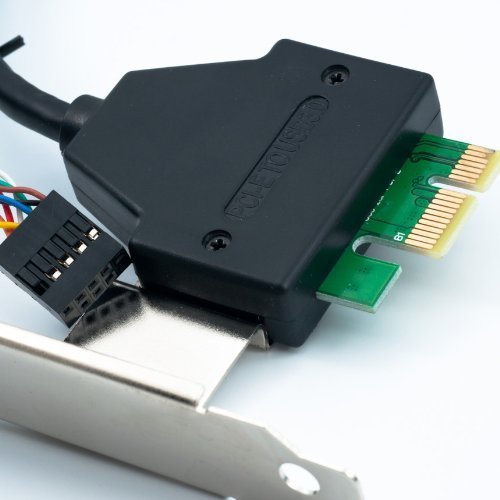 All-in-One Card Reader, Internal PCI-E Connection with 4 USB 3.0 and USB 2.0 Ports