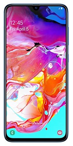 Samsung Galaxy A70 128GB/6GB SM-A705MN/DS 6.7" HD+ Infinity-U 4G/LTE Factory Unlocked Smartphone (International Version) (Black)