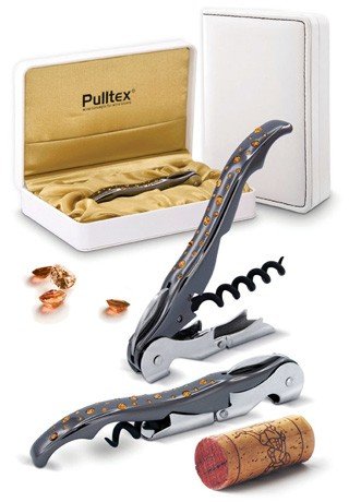 Pulltex Pulltap's kurkentrekker, Swarovski-kristallen, barnsteen