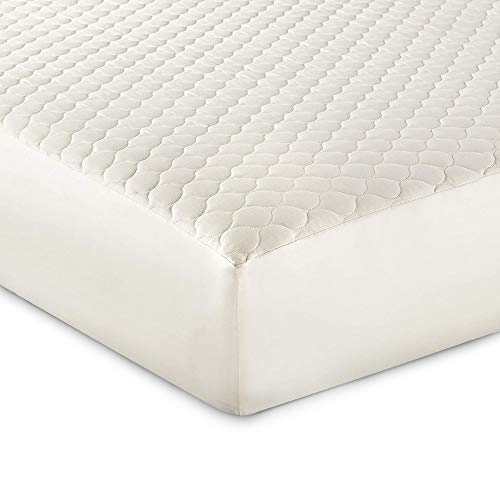 Whisper Organics 100% Organic Cotton Quilted Mattress Cover, 17" Deep - GOTS Certified