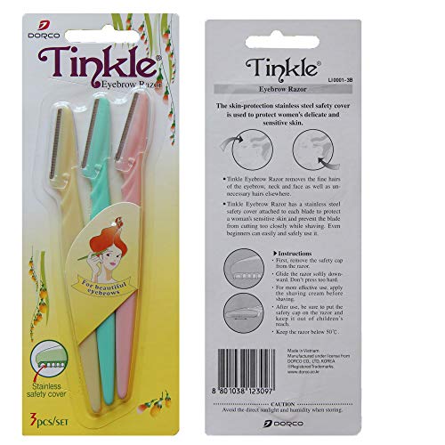 Tinkle Eyebrow Razor Pack of 6