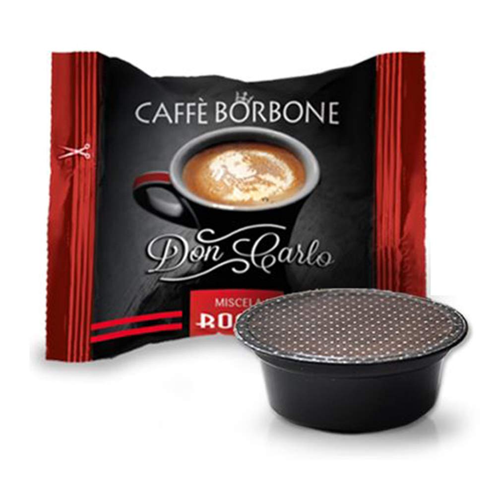 200 Capsule Compatibil Lavazza a Modo Mio Caffe' Borbone Don Carlo Miscela Rossa