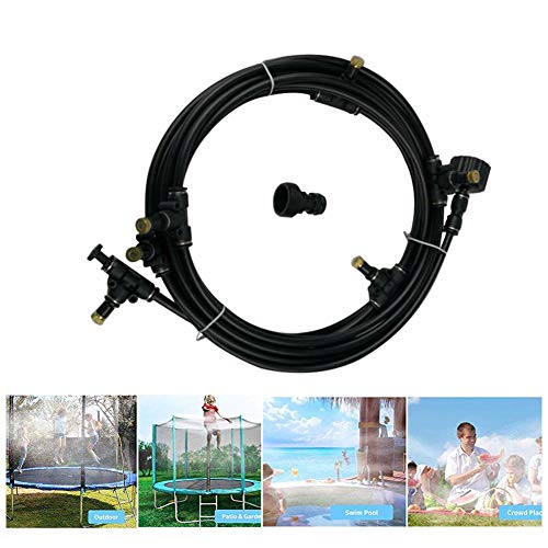 cheerfulus-1 Trampoline Sprinkler Waterpark for Kids,19.7ft Outdoor Water Play Sprinklers for Kids Fun Water Park Sprinkler,Summer Games Yard Toys