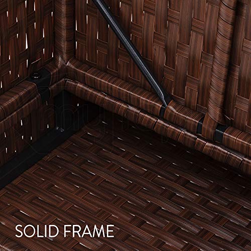 London Rattan Outdoor Modular Furniture, Brown