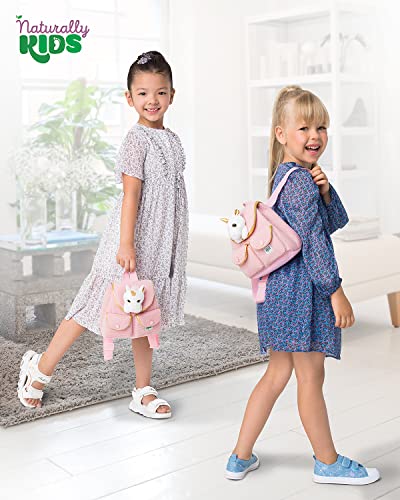 Naturally KIDS Backpack - Toddler Backpack for Girls Boys w Stuffed Animal - Gifts for 3 4 5 6 7 Year Old Boys Toys