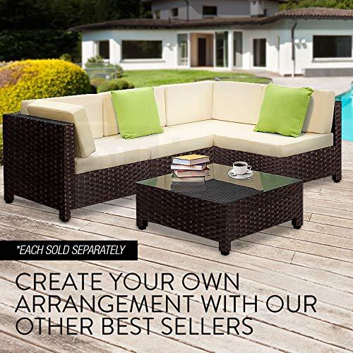 London Rattan Outdoor Modular Furniture, Brown