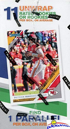 2019 Donruss NFL Football EXCLUSIVE HUGE Factory Sealed Retail Box with MEMORABILIA Card & 11 RATED ROOKIES! Look for RC & Autos of Kyler Murray, Daniel Jones, Dwayne Haskins,Drew Lock & More! WOWZZER