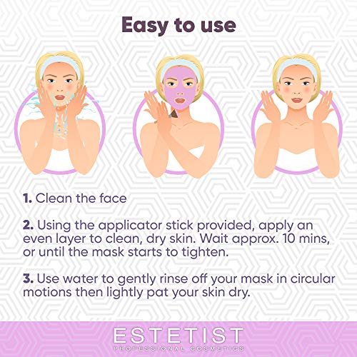 Purifying Pink Face Mask - Blackhead Remover Mask with Australian Pink Clay, Facial Mask Skin Care, Pore Cleaner and Pore Minimizer
