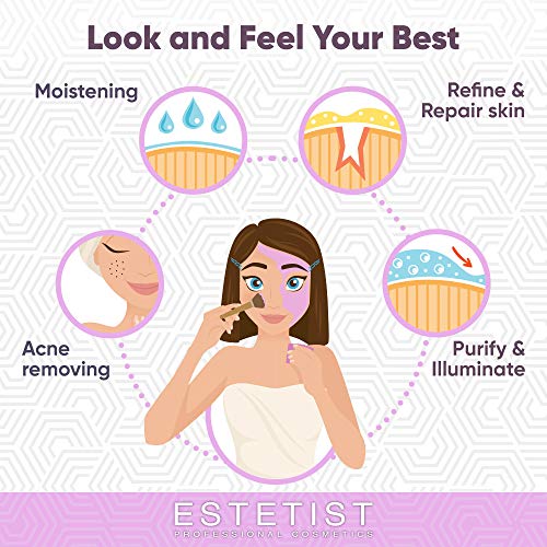 Purifying Pink Face Mask - Blackhead Remover Mask with Australian Pink Clay, Facial Mask Skin Care, Pore Cleaner and Pore Minimizer