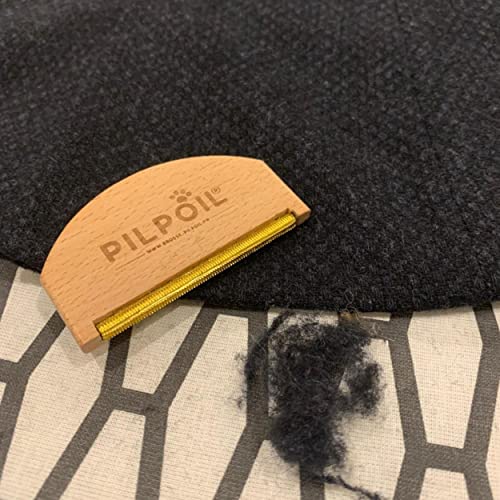 Rasoir Anti Bouloche, Brosse Anti Peluche, Nettoyeur de Peluches Manuel Peigne Cachemire Vêtement, Manteau, Pull, Réutilisable, Retire Poils d'animaux des Vêtements , 1 Brosse + Sac Offert | Pilpoil
