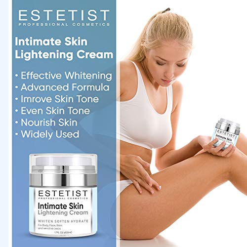 Skin Brightener Gel for Body, Face, Bikini and Sensitive Areas - Dark Spot Remover Cream