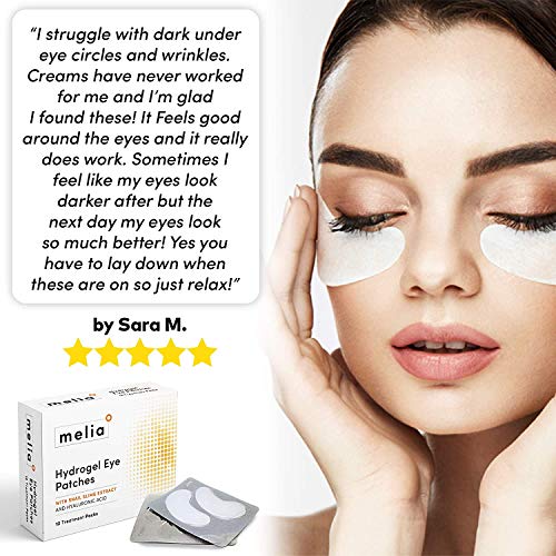 Under Eye Patches Eye Mask for Puffy Eyes, Dark Circles and Under Eye Bags Treatment With Hyaluronic Acid and Snail Slime Extract…