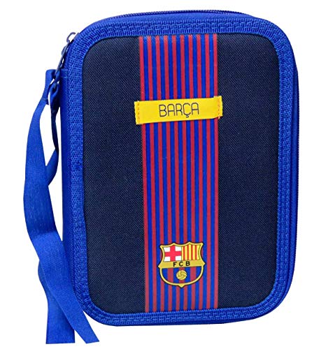 C Y P Plumier 2 Tier with School Material FCBARCELONA Multicolour (EP-691-BC)