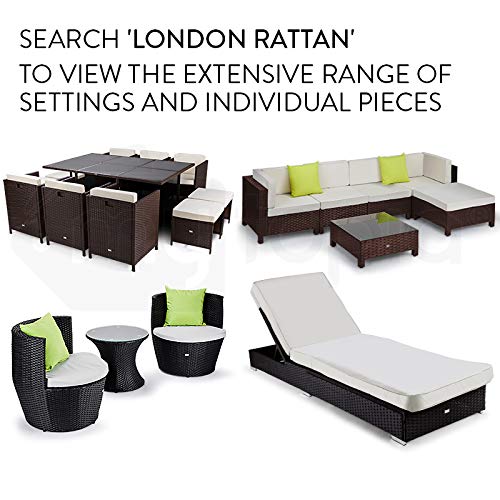 London Rattan Outdoor Modular Furniture, Brown