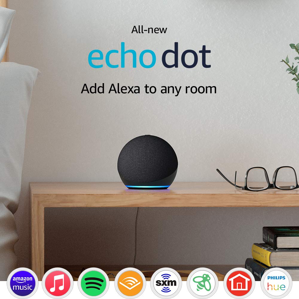 All-new Echo Dot (4th Gen) | Smart speaker with Alexa | Charcoal