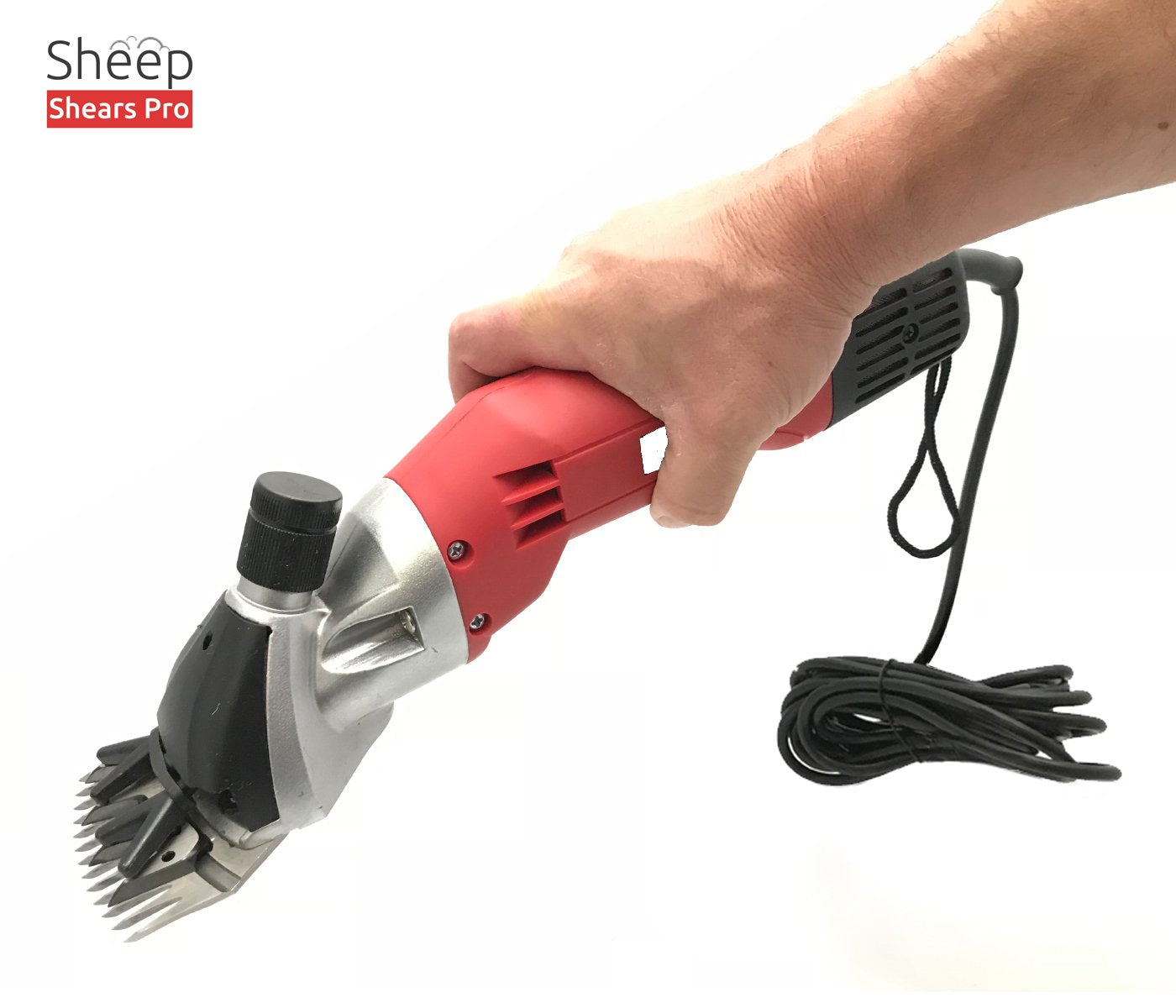 Sheep Shears Pro 110V 500W Professional Heavy Duty Electric Shearing Clippers with 6 Speed, for Shaving Fur Wool in Sheep, Goats, Cattle, and Other Farm Livestock Pet, with Grooming Carrying Case CE