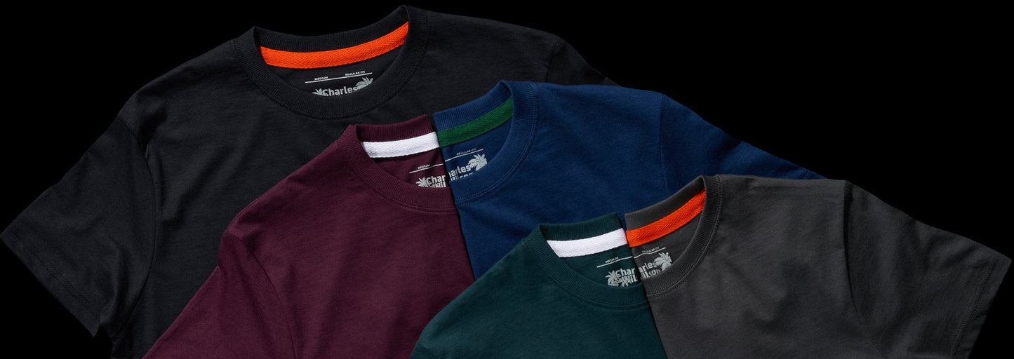 Charles Wilson Rund Krage T-shirt Paket Med 5